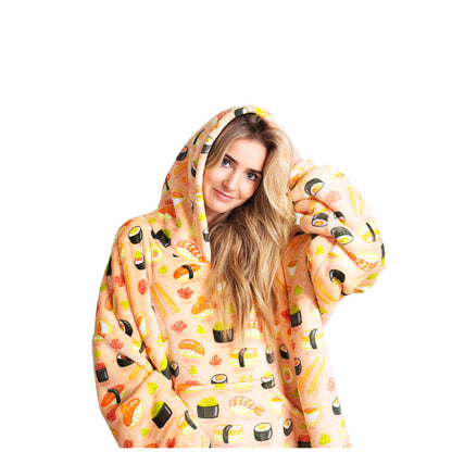 Sushi Blanket Hoodie (Adult)