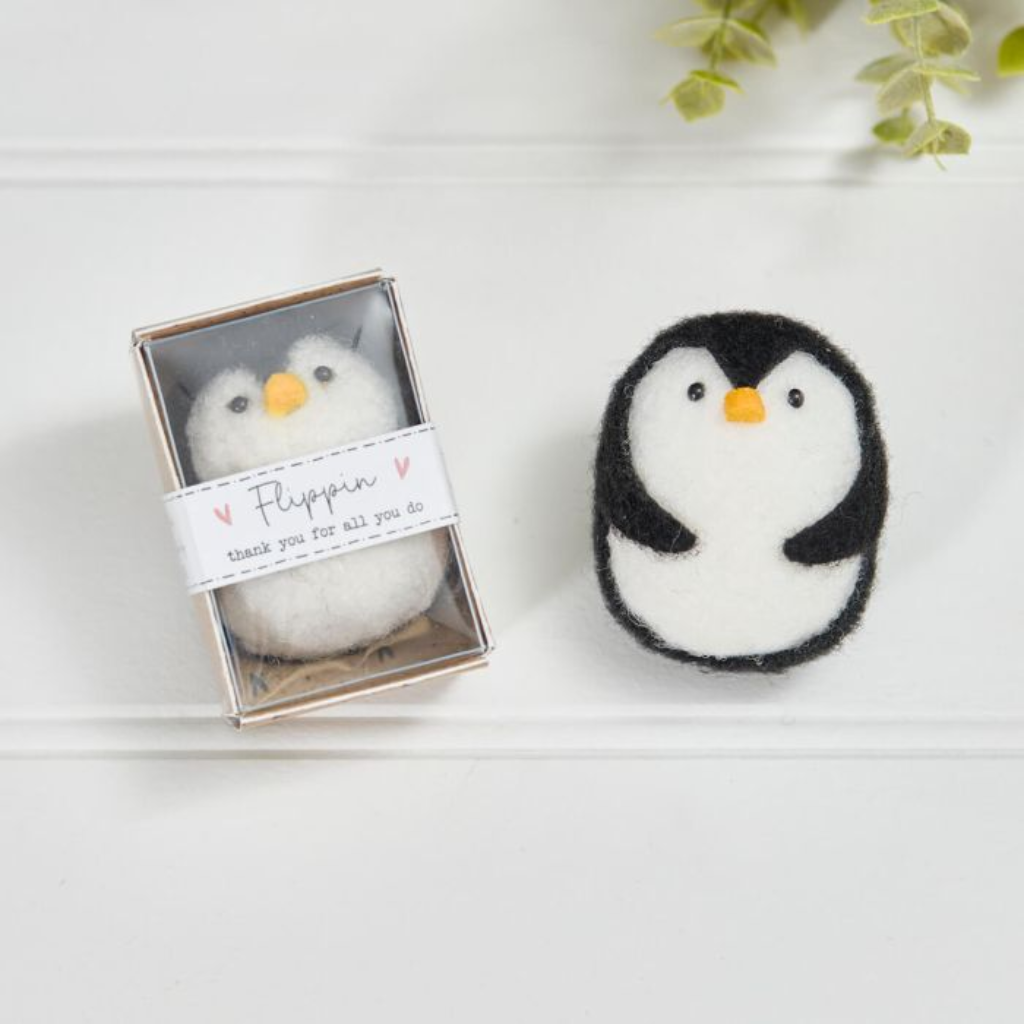 Penguin Felt Pocket Keepsake