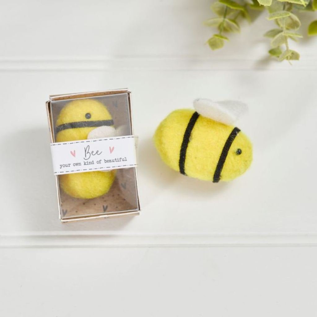 Bee Felt Pocket Keepsake