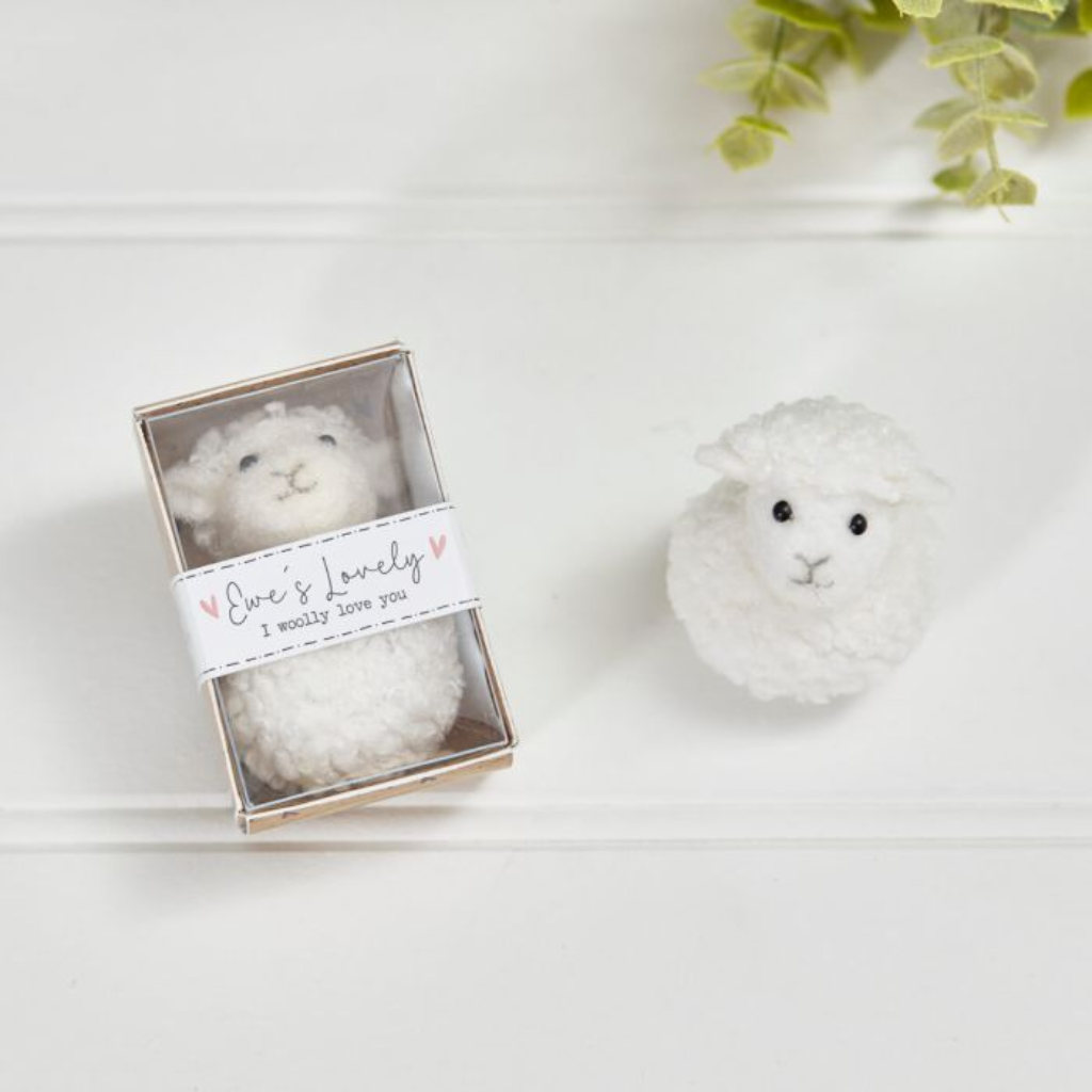 Sheep Felt Pocket Keepsake