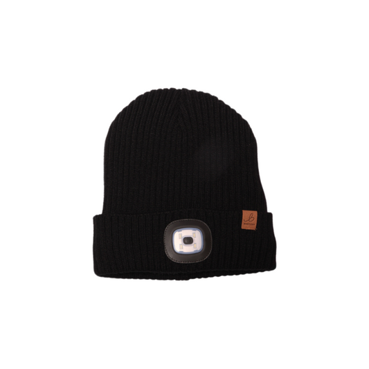 Black LED Light Waterproof Beanie