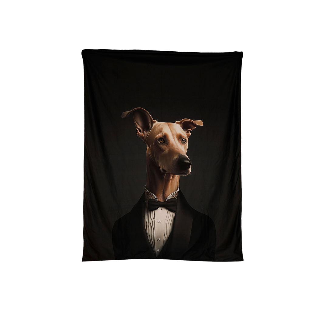 Whippet Portrait Throw