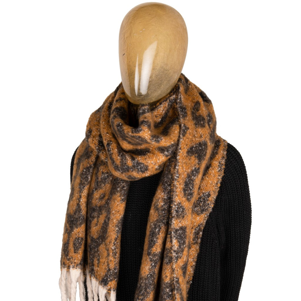 Animal Print Tiger Blanket Scarf