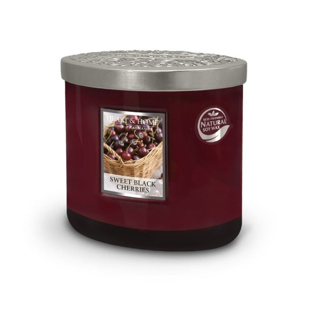 Sweet Black Cherry Double Wick Candle