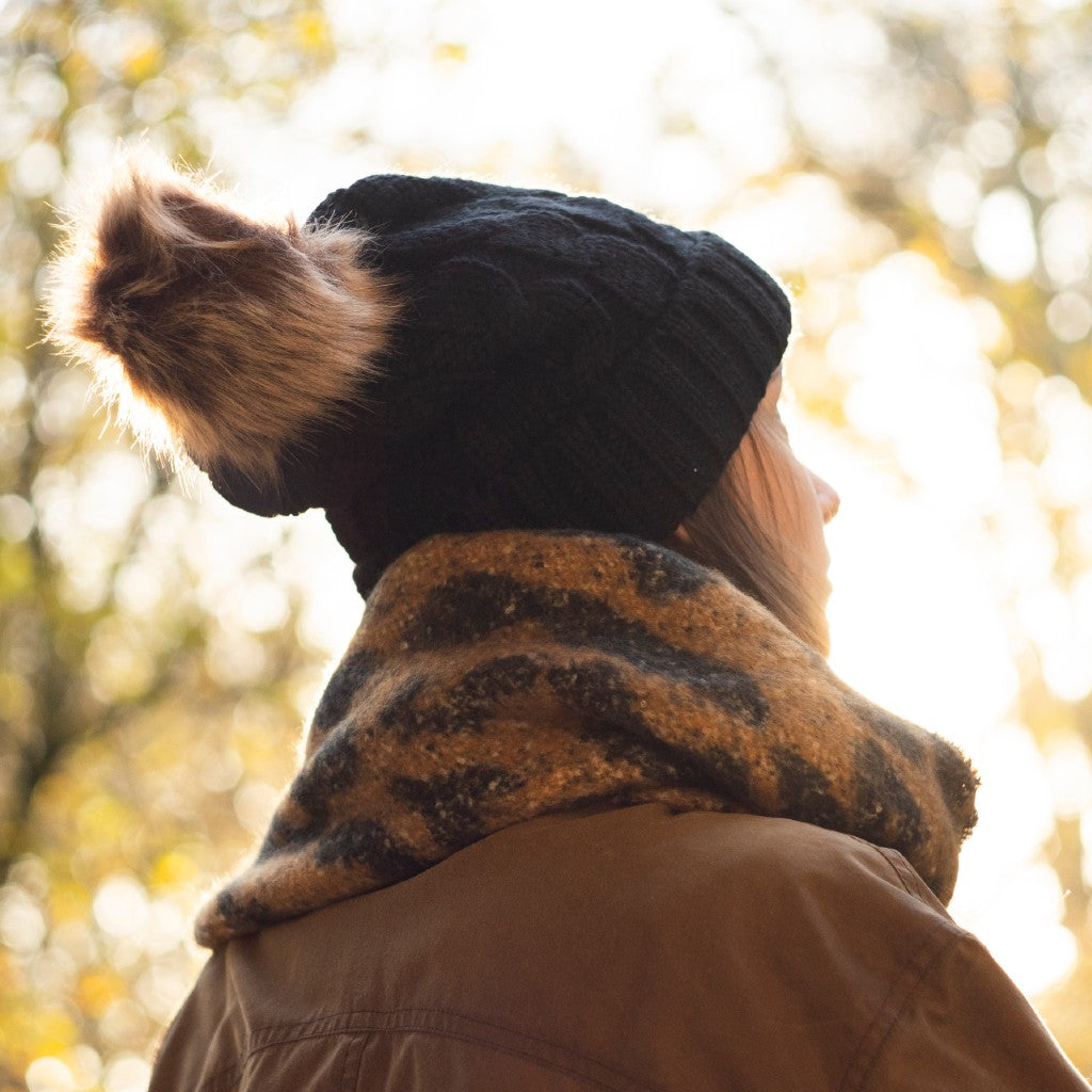 Animal Print Tiger Blanket Scarf