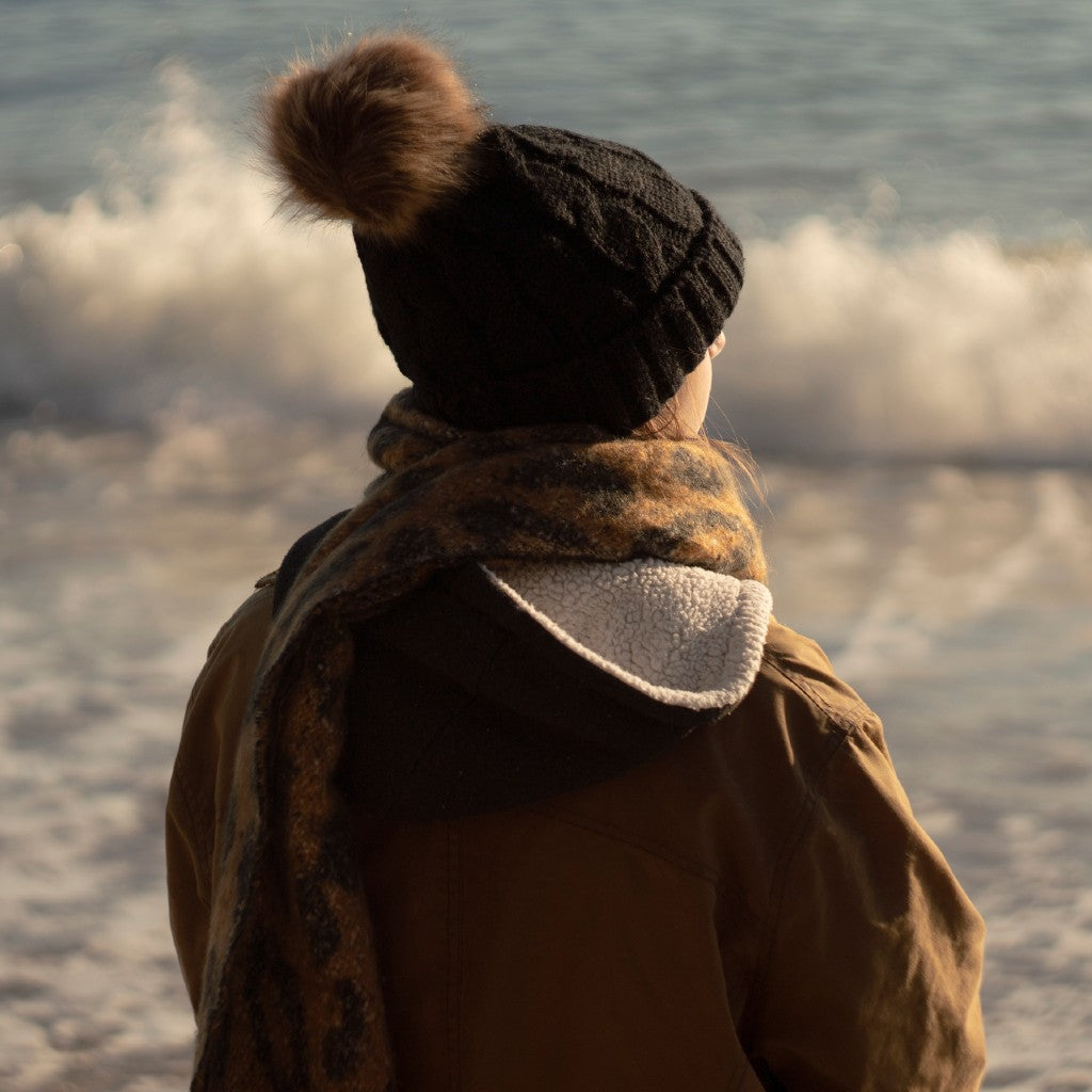 Animal Print Tiger Blanket Scarf