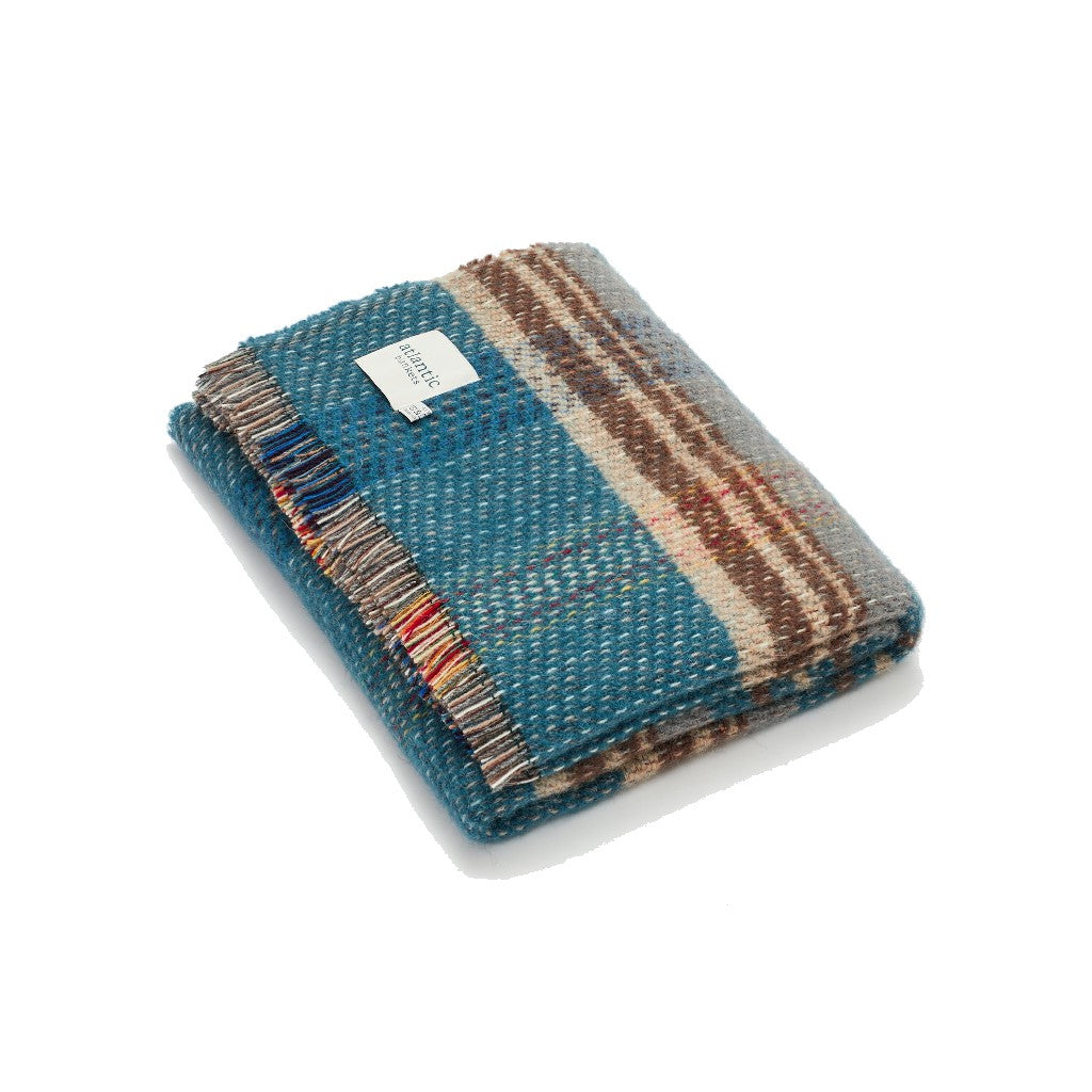 Atlantic Blankets Assorted Recycled Wool Picnic Rug