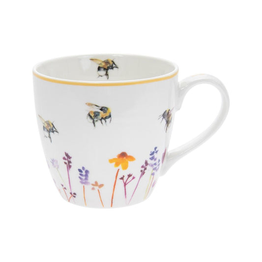 Illustrated Busy Bees Mug