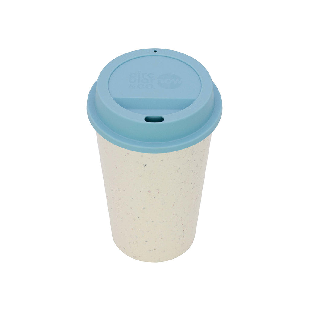 Circular & Co Now Cream & Blue Coffee Cup (12oz)