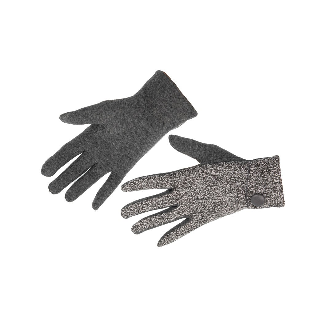 Grey Fleck Gloves