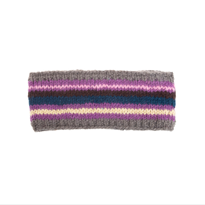 Himalayan Knitted Headband Purple