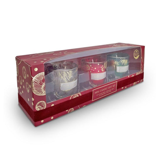 Festive Mini Candle Gift (Set of 3)