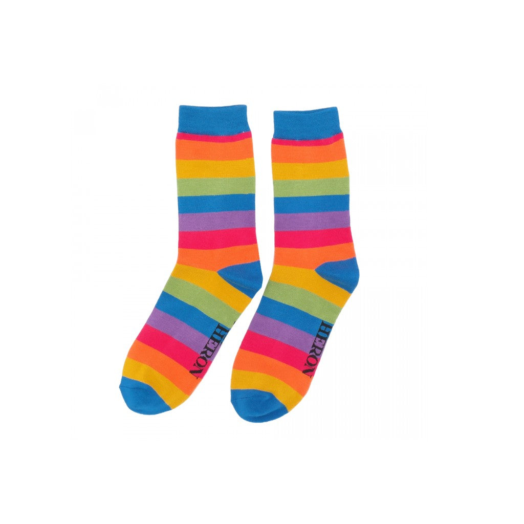 Mr Sparrow Rainbow Stripes Socks