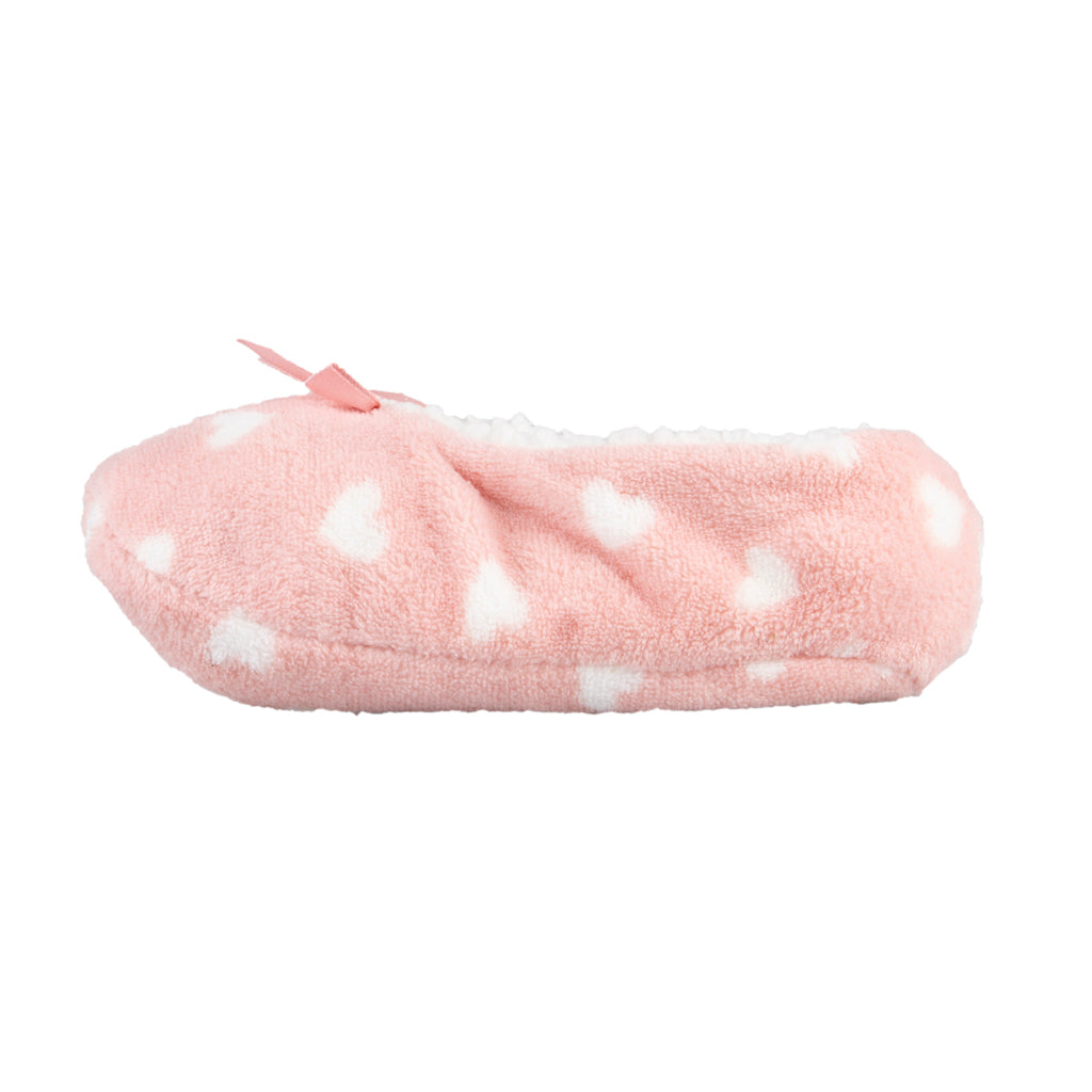 Pink Heart Ballet Slippers