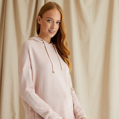 Bamboo Loungewear Rose Pink Hoodie