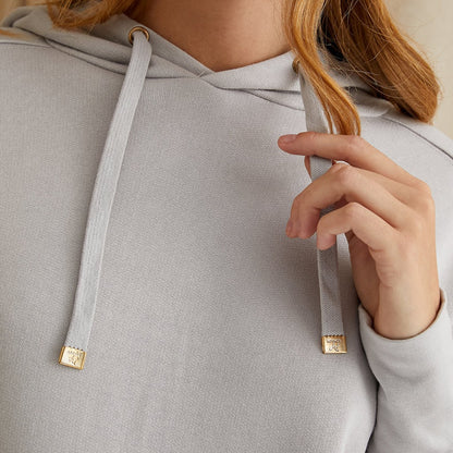 Bamboo Loungewear Dove Grey Hoodie