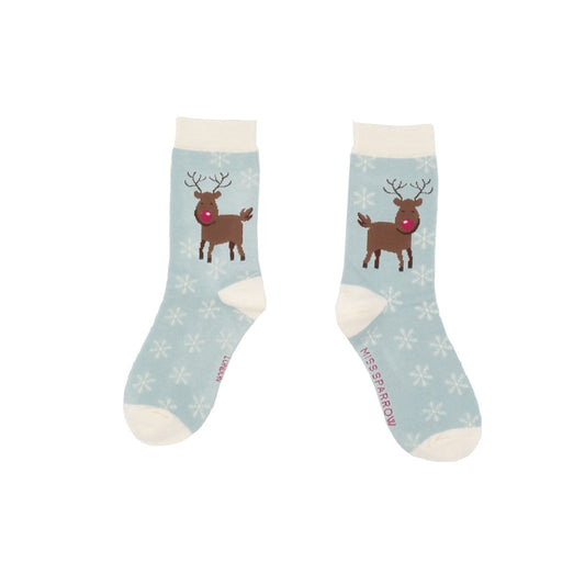 Miss Sparrow Rudolph Socks