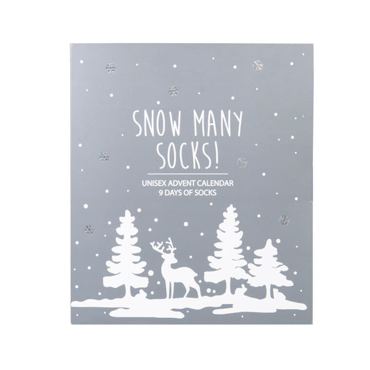 Urban Eccentric Snow Many Socks Advent Calendar (9 Pairs)