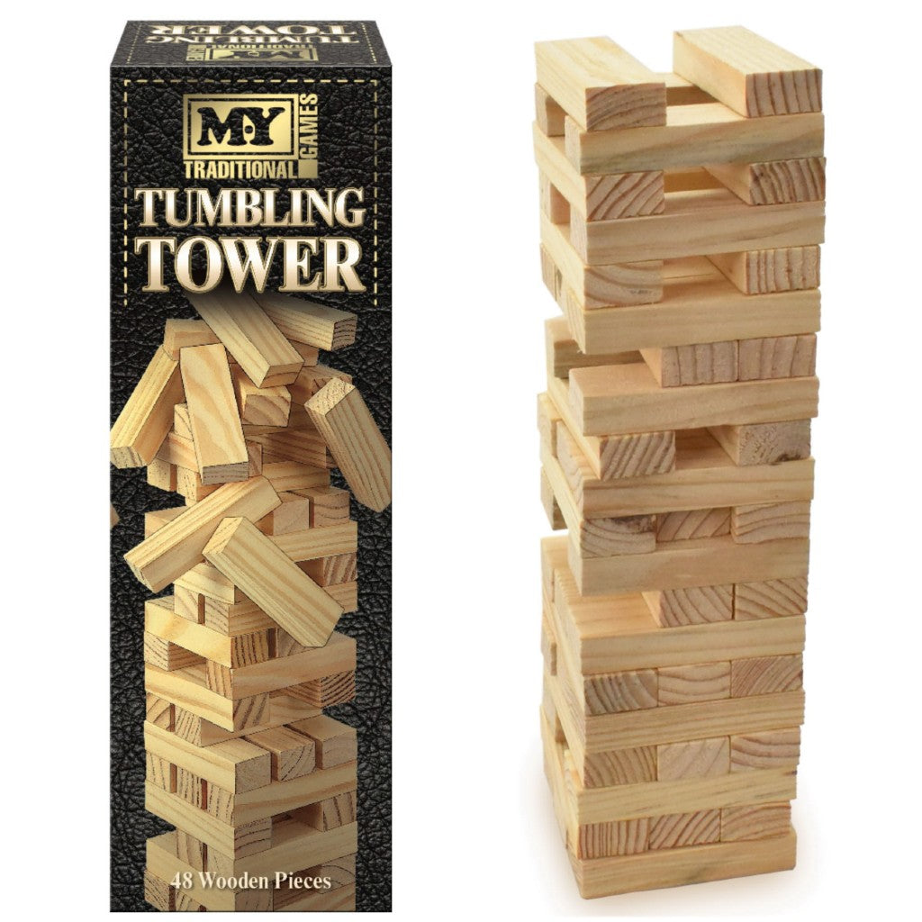 Tumbling store tower blocks